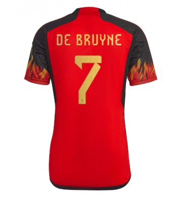 Belgien Kevin De Bruyne #7 Hemmatröja VM 2022 Kortärmad